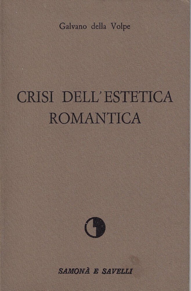 Crisi dell'estetica romantica