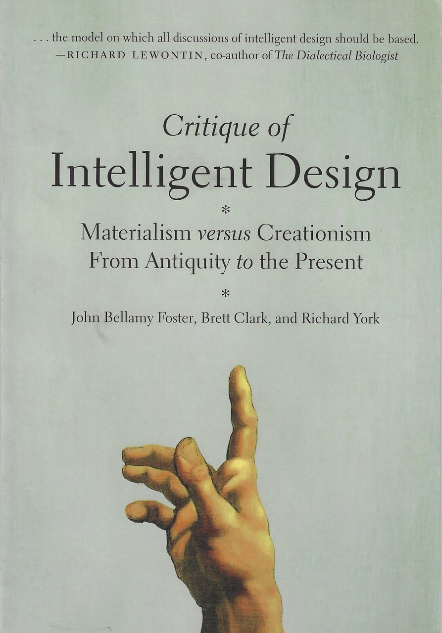 Critique of Intelligent Design: Materialism Versus Creationism from Antiquity to …