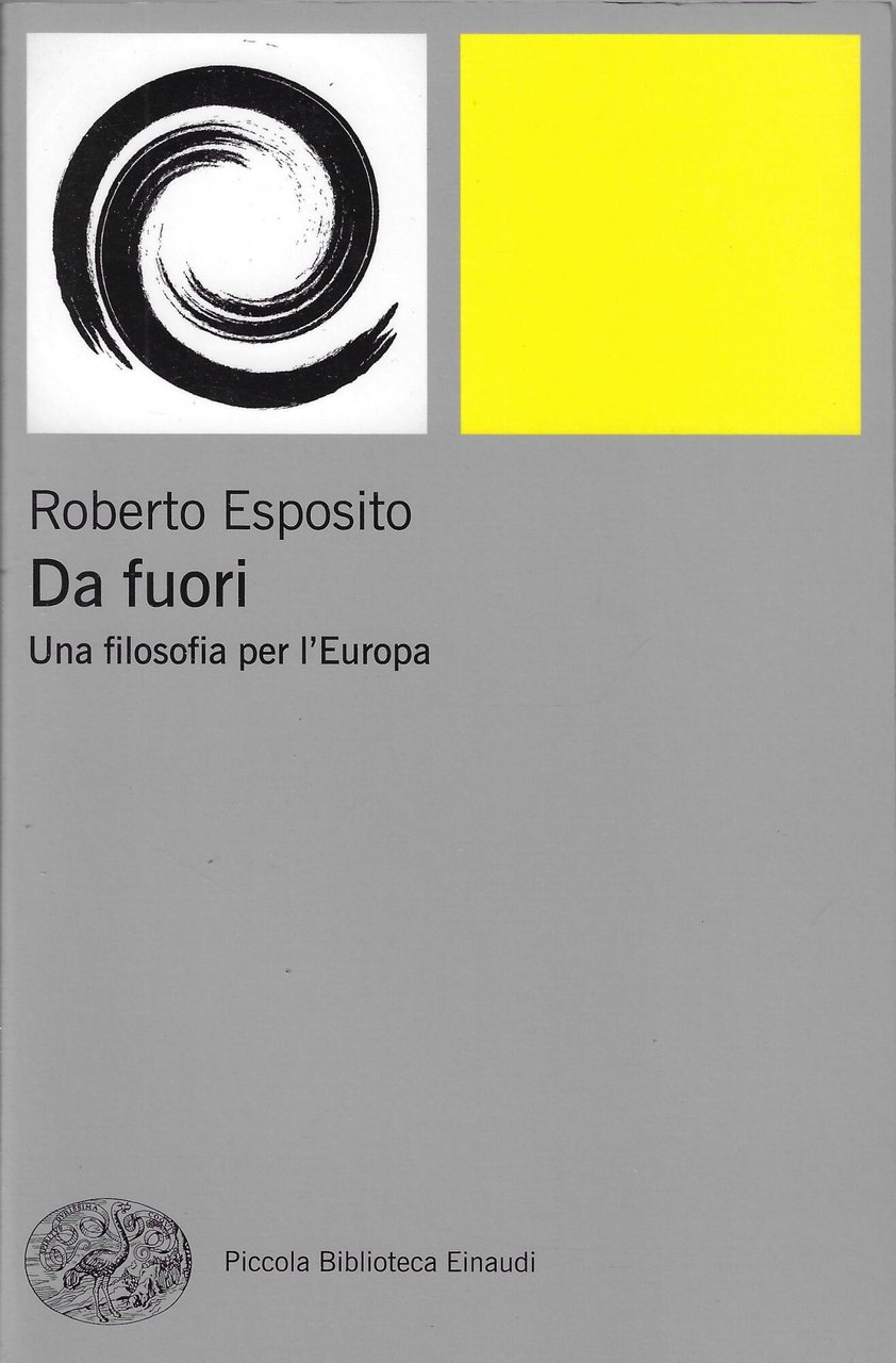 Da fuori. Una filosofia per l'Europa