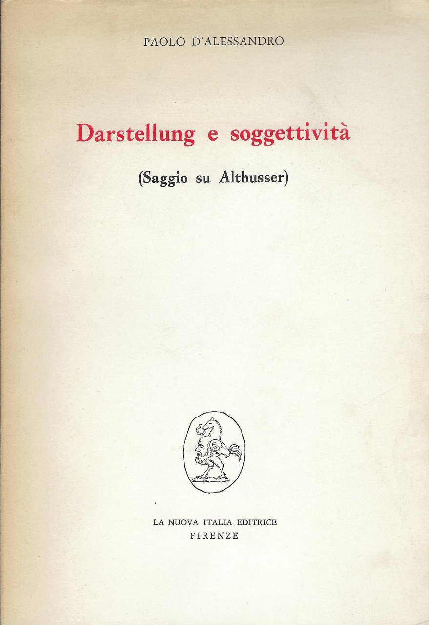 Darstellung e soggettività (saggio su Althusser)