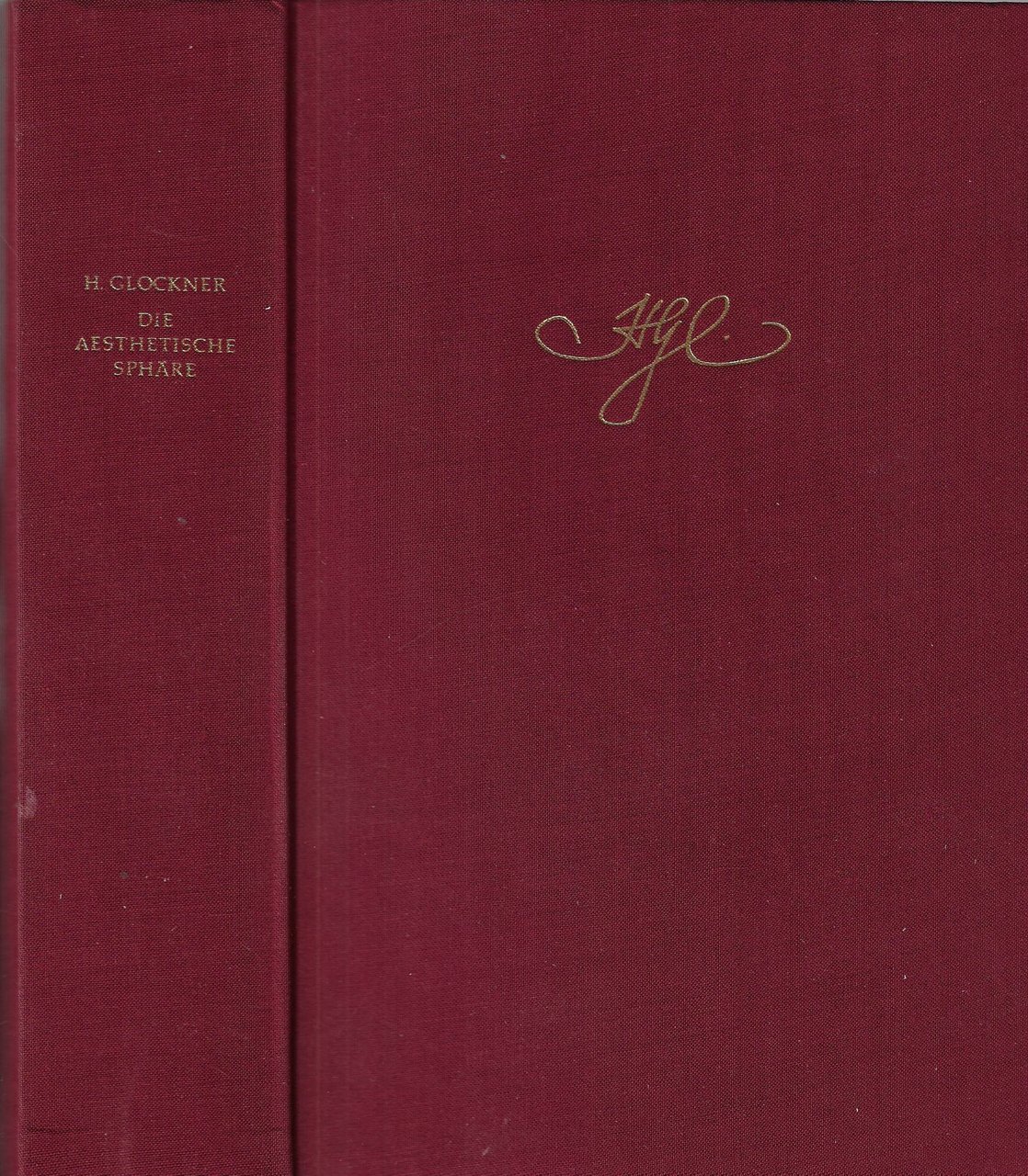 Die Aesthetische Sphare : Studien zur systematischen grundlegung und Ausgestaltung …