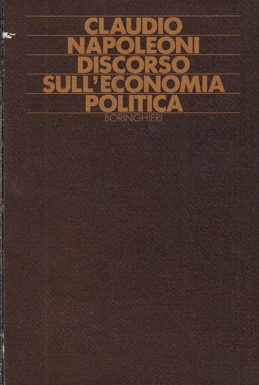 Discorso sull'economia politica