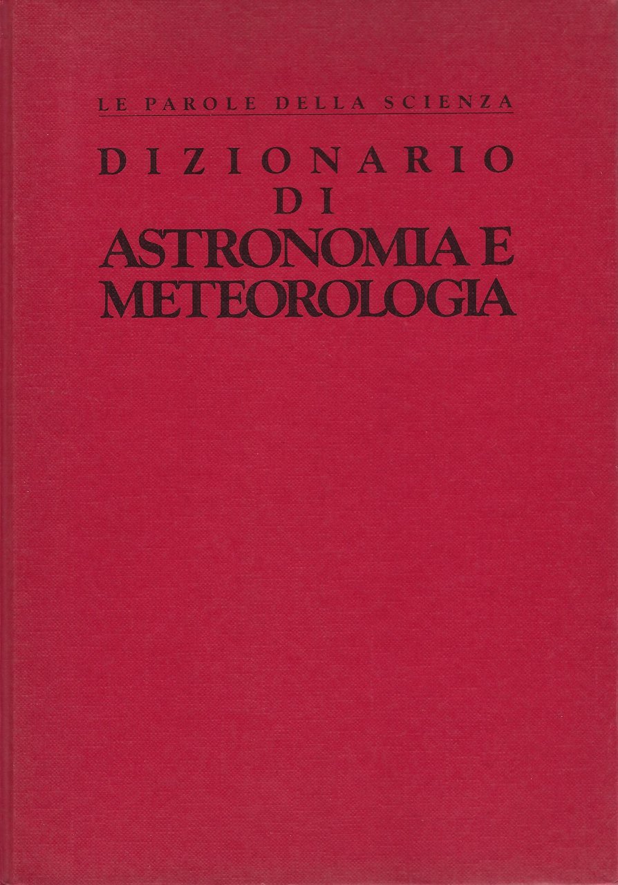 Dizionario di astronomia e meteorologia