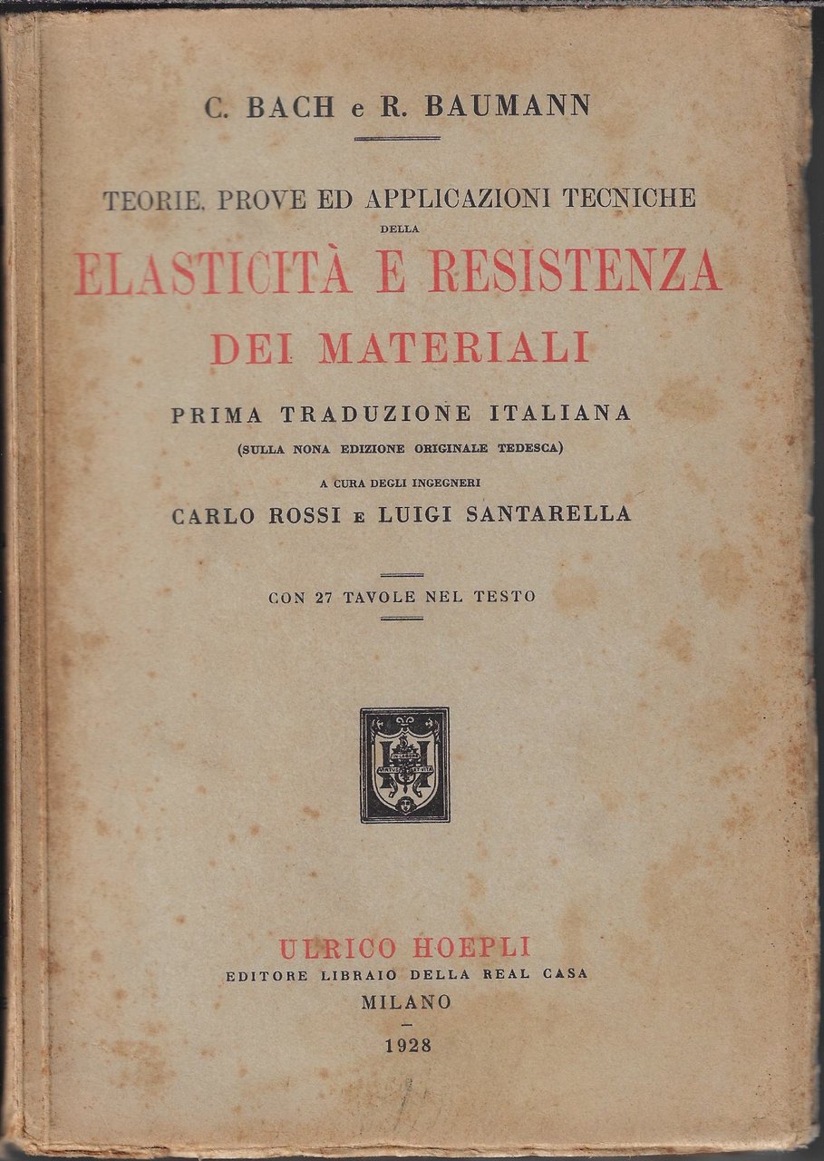 Elasticità e resistenza dei materiali