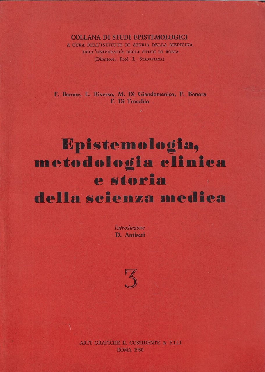 Epistemologia, metodologia clinica e storia della scienza medica 3 | Immagine principale