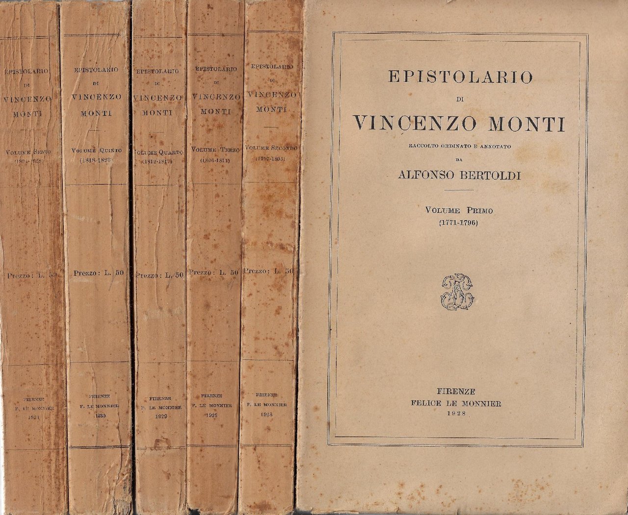 Epistolario di Vincenzo Monti
