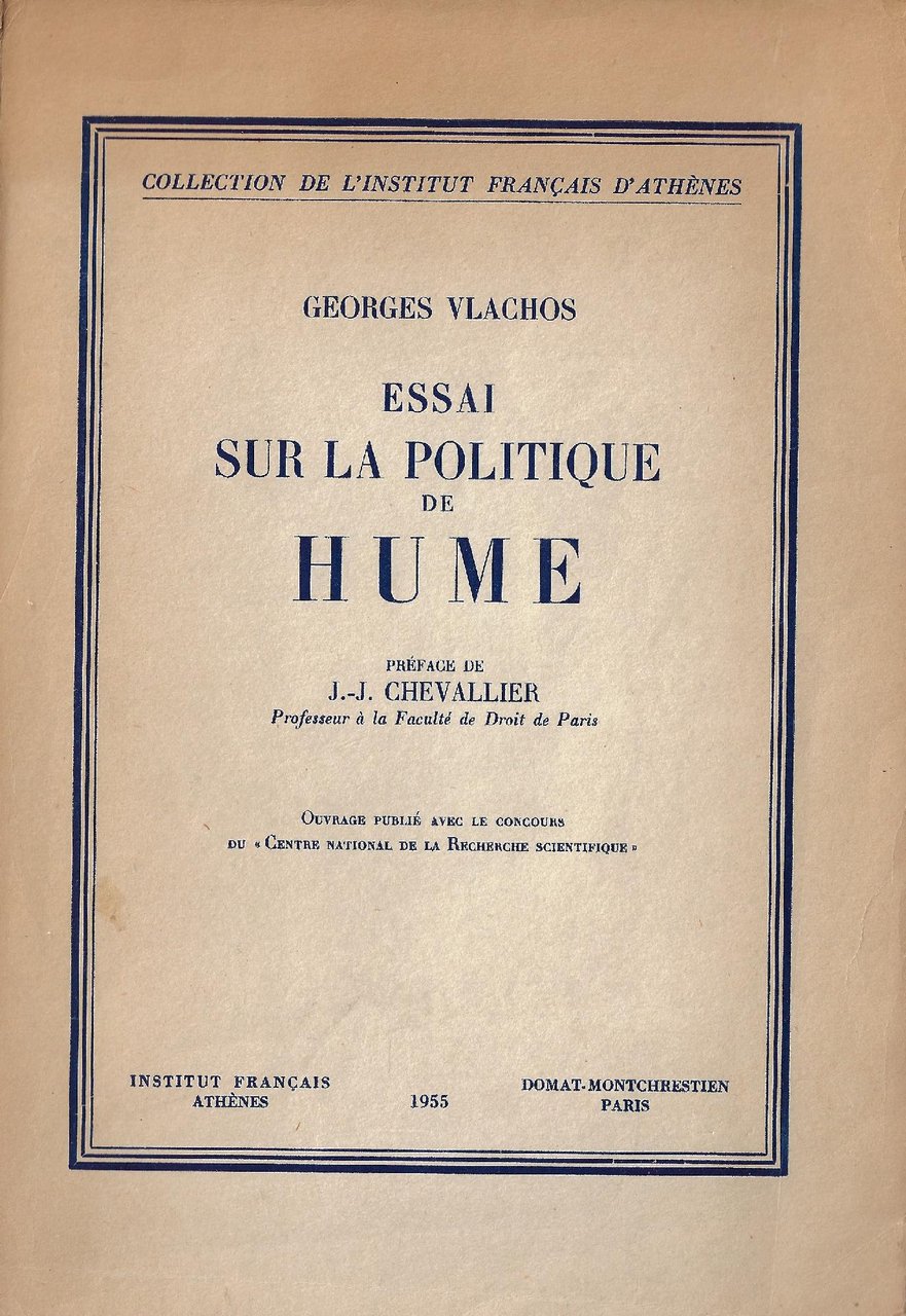 Essai sur la politique de Hume