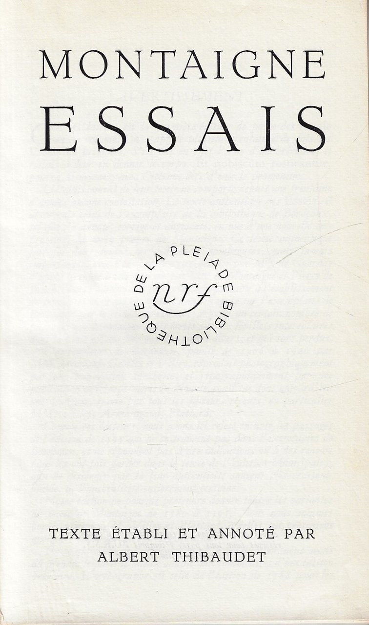 Essais | Immagine principale