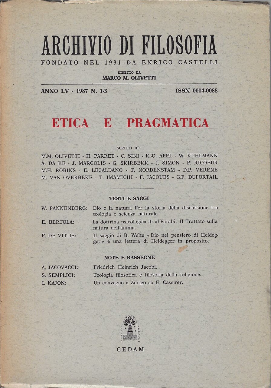 Etica e pragmatica | Immagine principale
