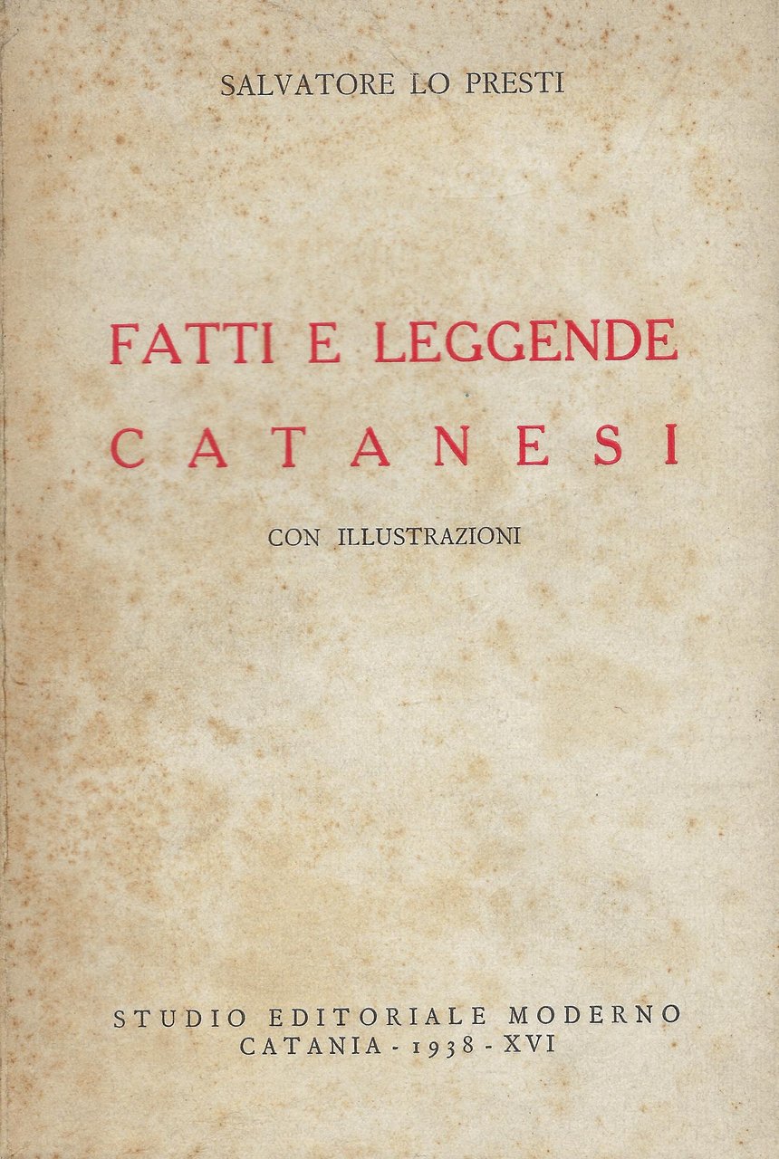 Fatti e leggende catanesi