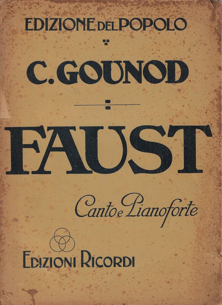 Faust : dramma lirico in cinque atti di Giulio Barbier … | Immagine principale