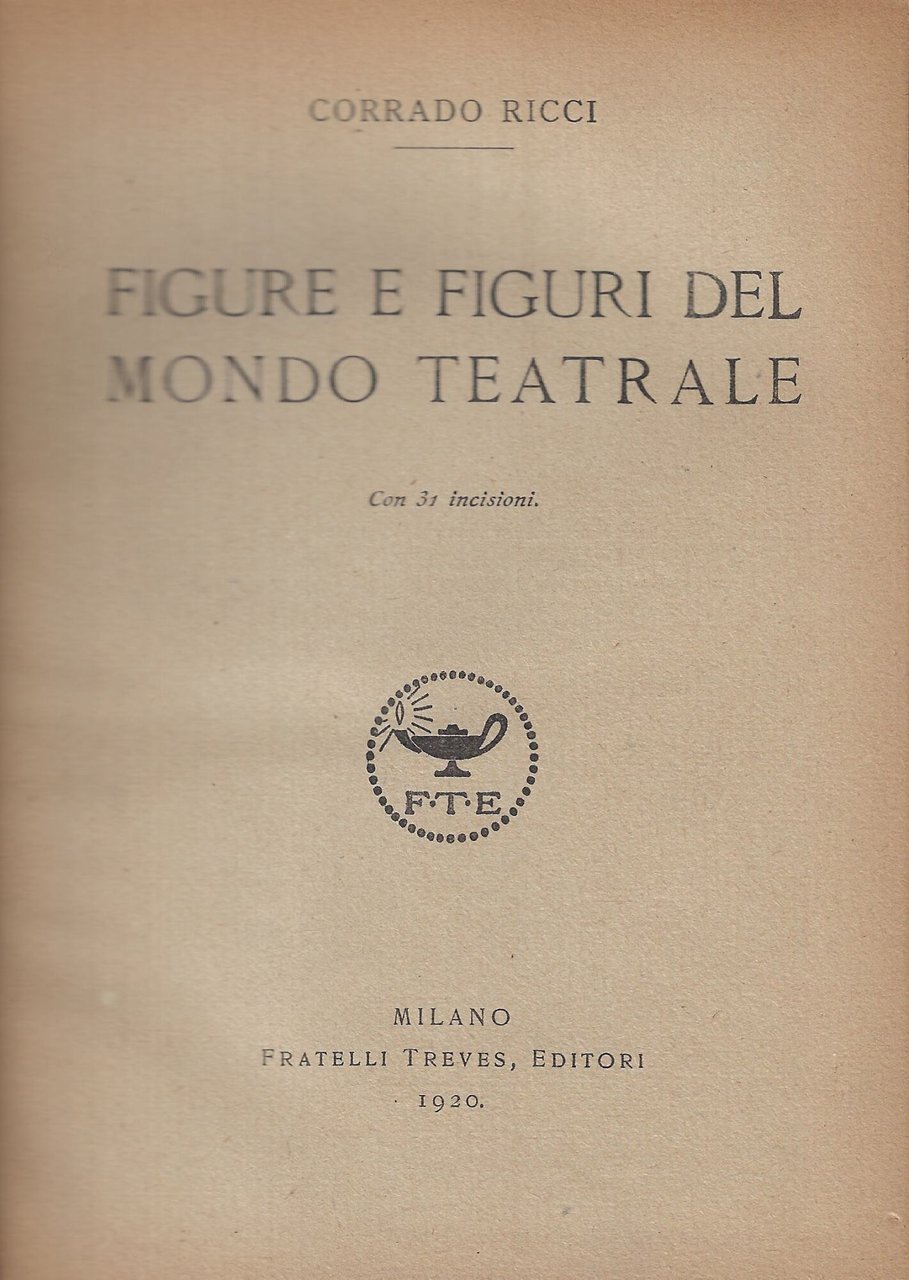 Figure e figuri del mondo teatrale | Immagine principale