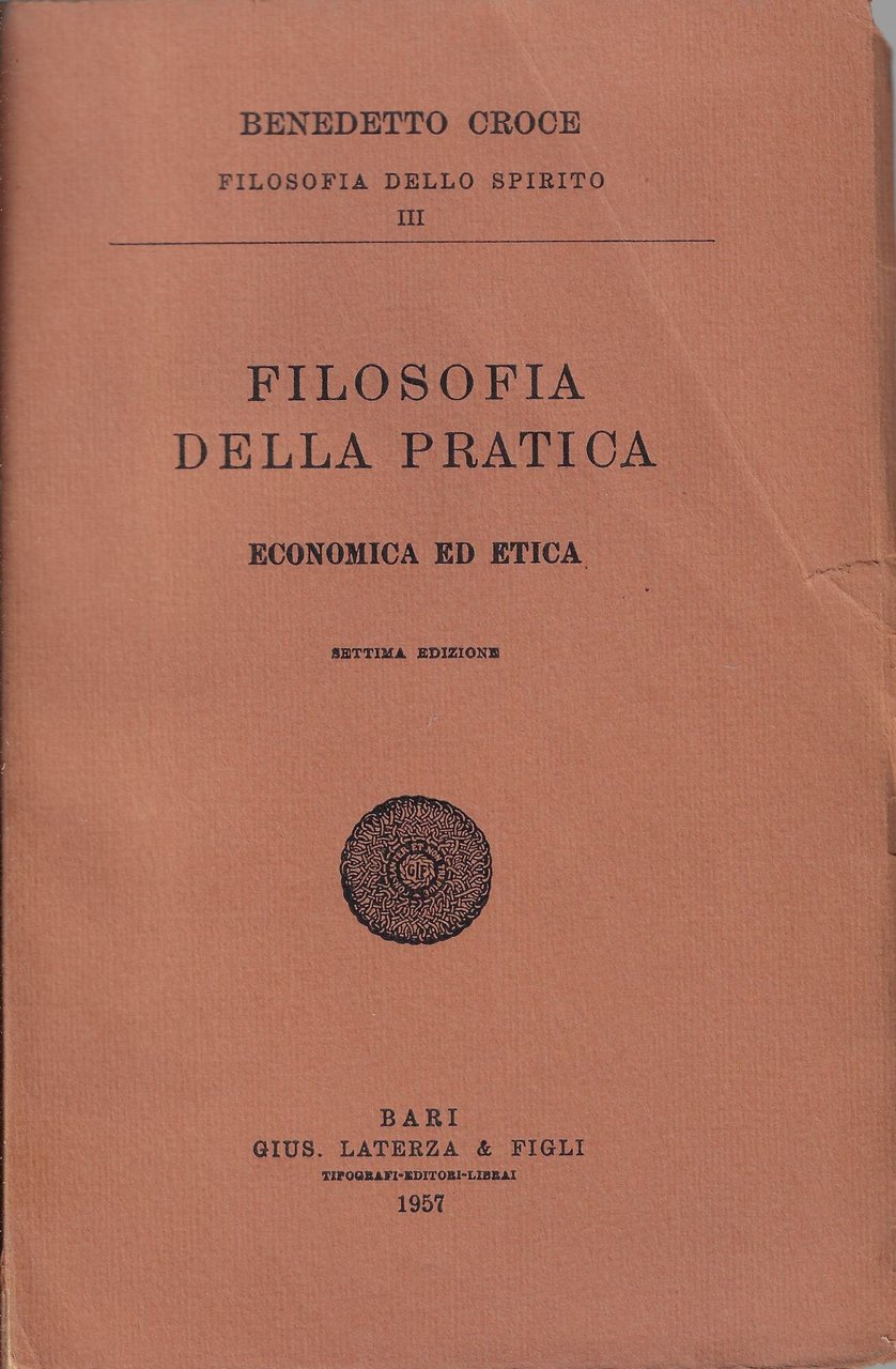 Filosofia della pratica : economica ed etica