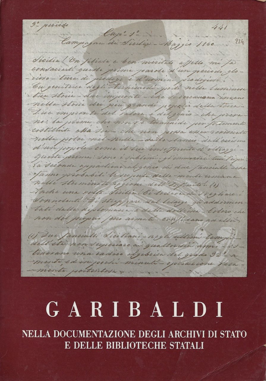 Garibaldi nella documentazione degli archivi di Stato e delle biblioteche …