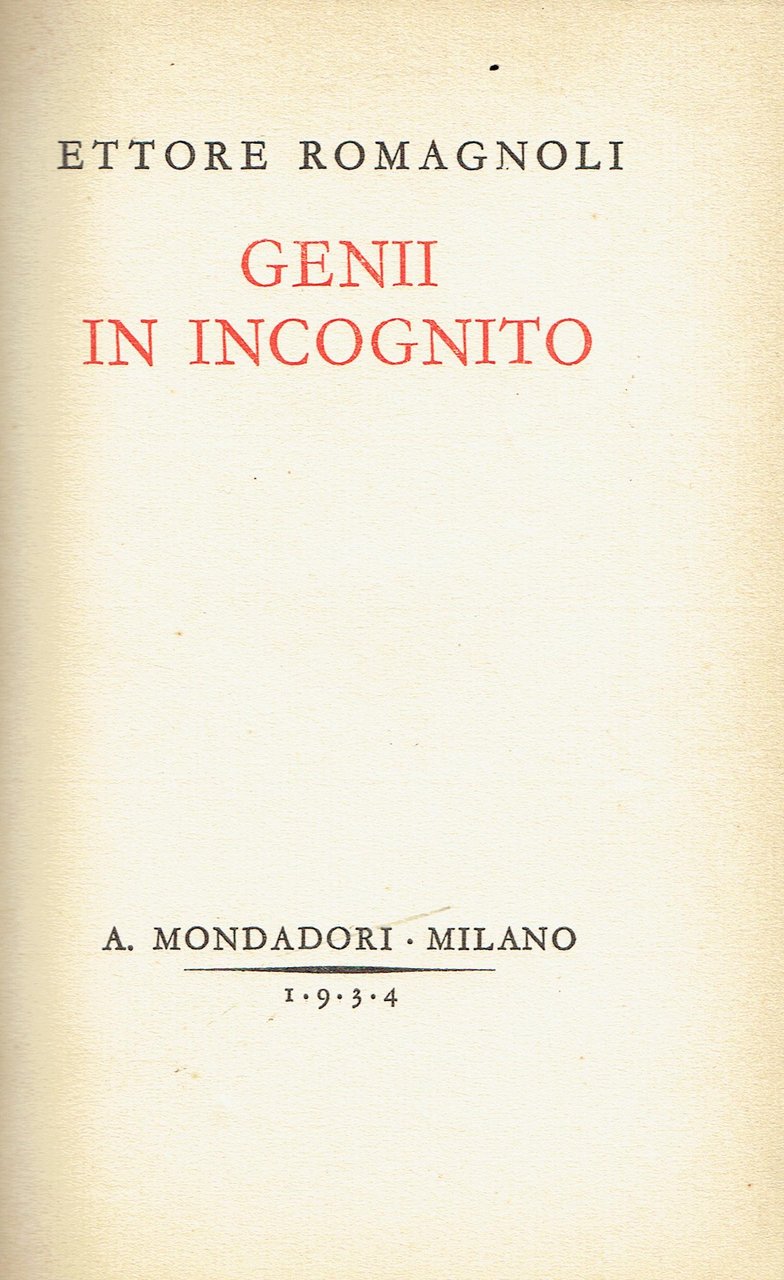 Genii in incognito | Immagine principale