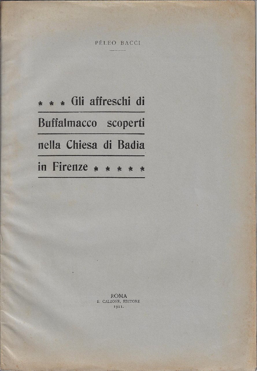 Gli affreschi di Buffalmacco scoperti nella chiesa di Badia in …