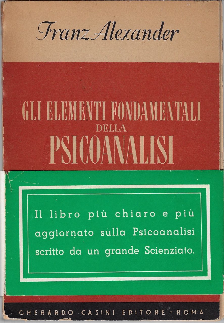 Gli elementi fondamentali della psicoanalisi