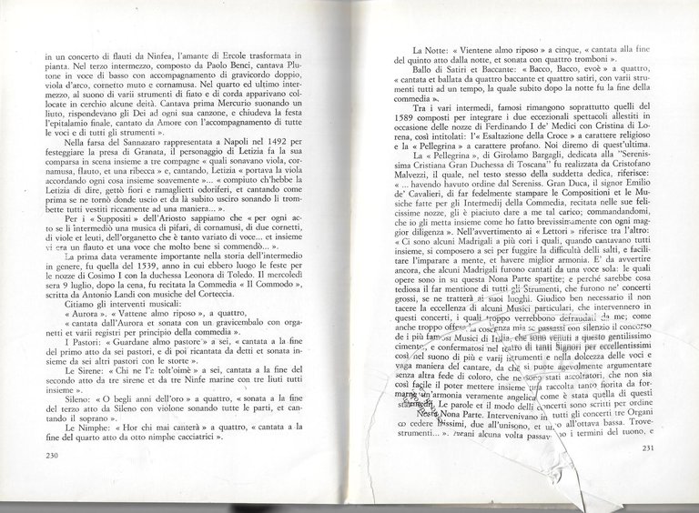 Gli strumenti e l'orchestra nell'Italia musicale del '500 e '600
