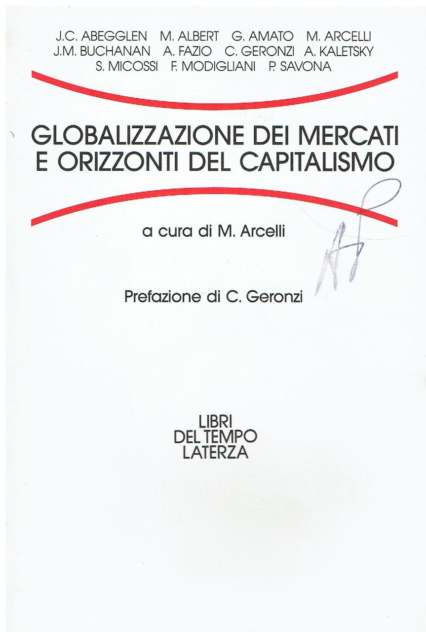 Globalizzazione dei mercati e orizzonti del capitalismo