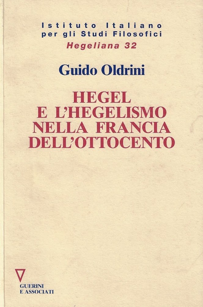 Hegel e l'hegelismo nella Francia dell'Ottocento