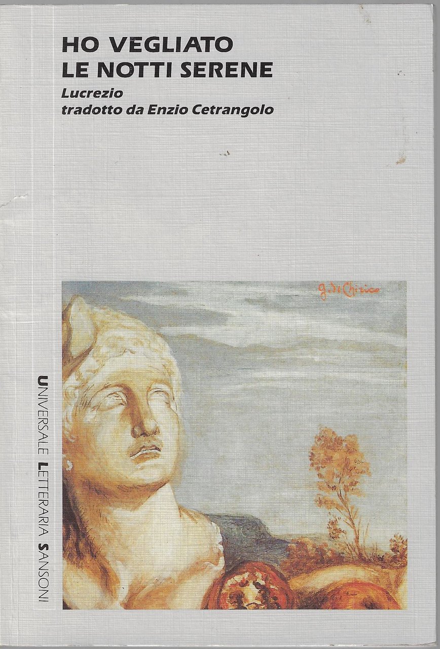 Ho vegliato le notti serene