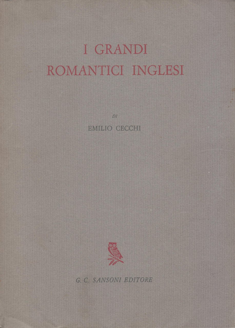 I grandi romantici inglesi