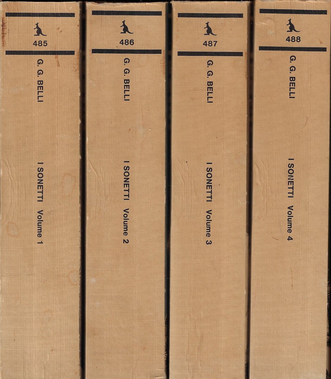 I sonetti (quattro volumi in custodia) | Immagine principale