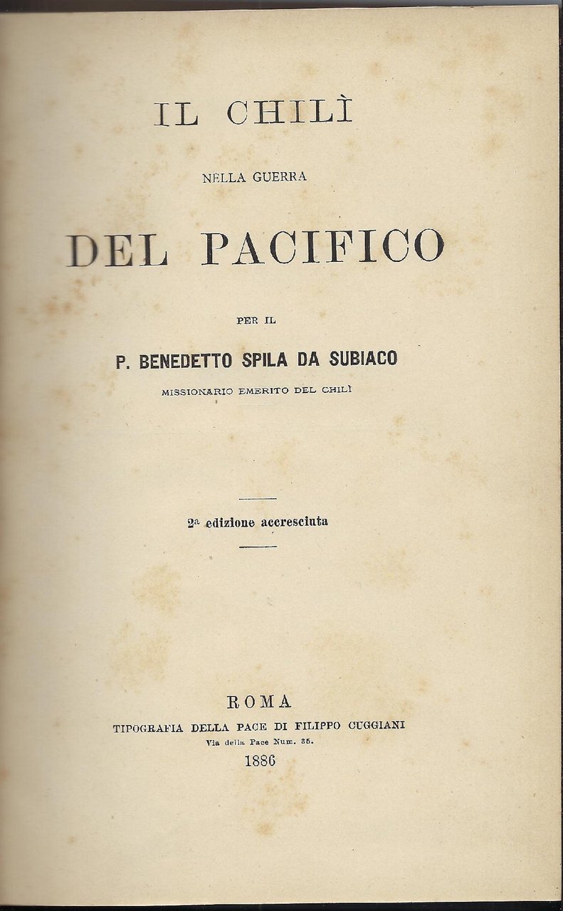 Il Chilì nella guerra del Pacifico