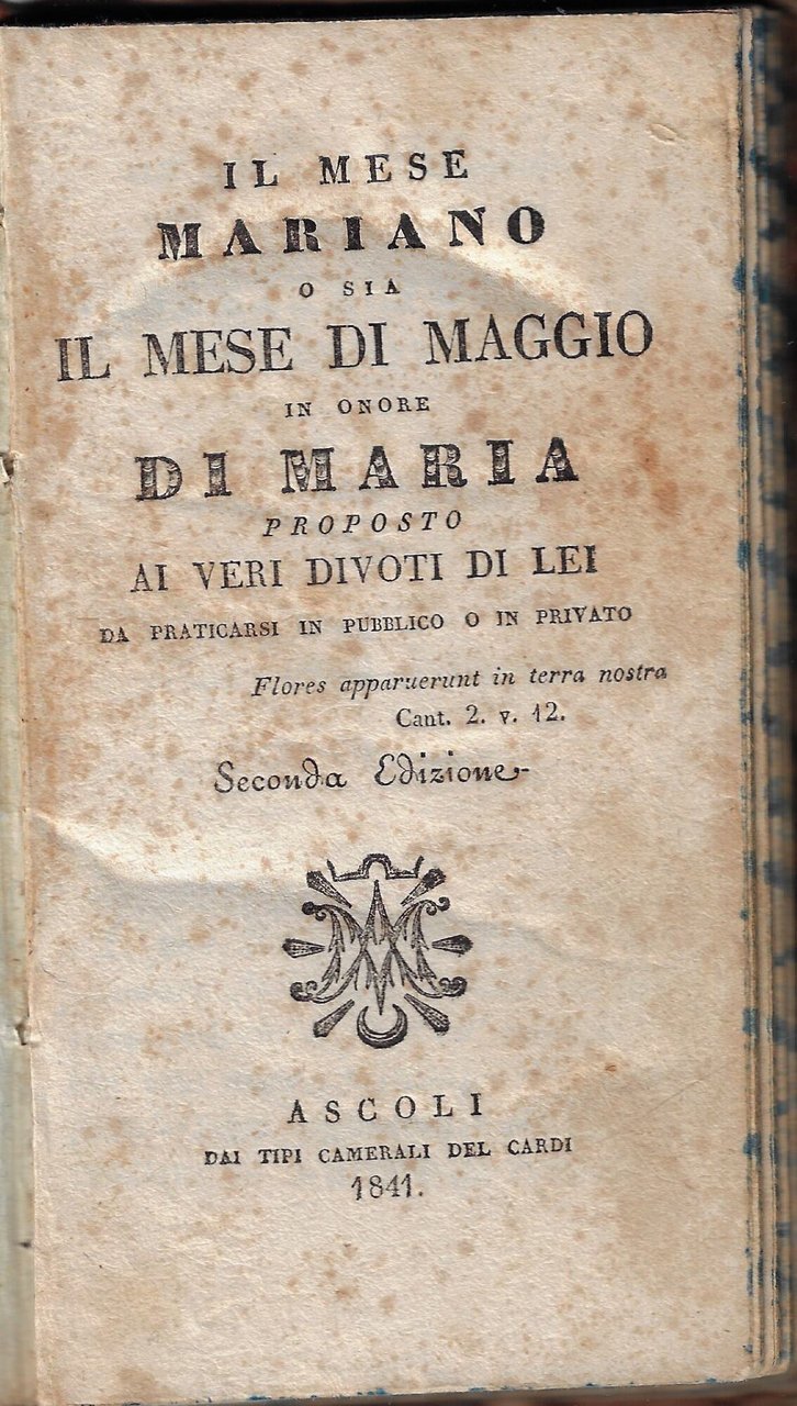 Il mese mariano, o sia Il mese di maggio in …