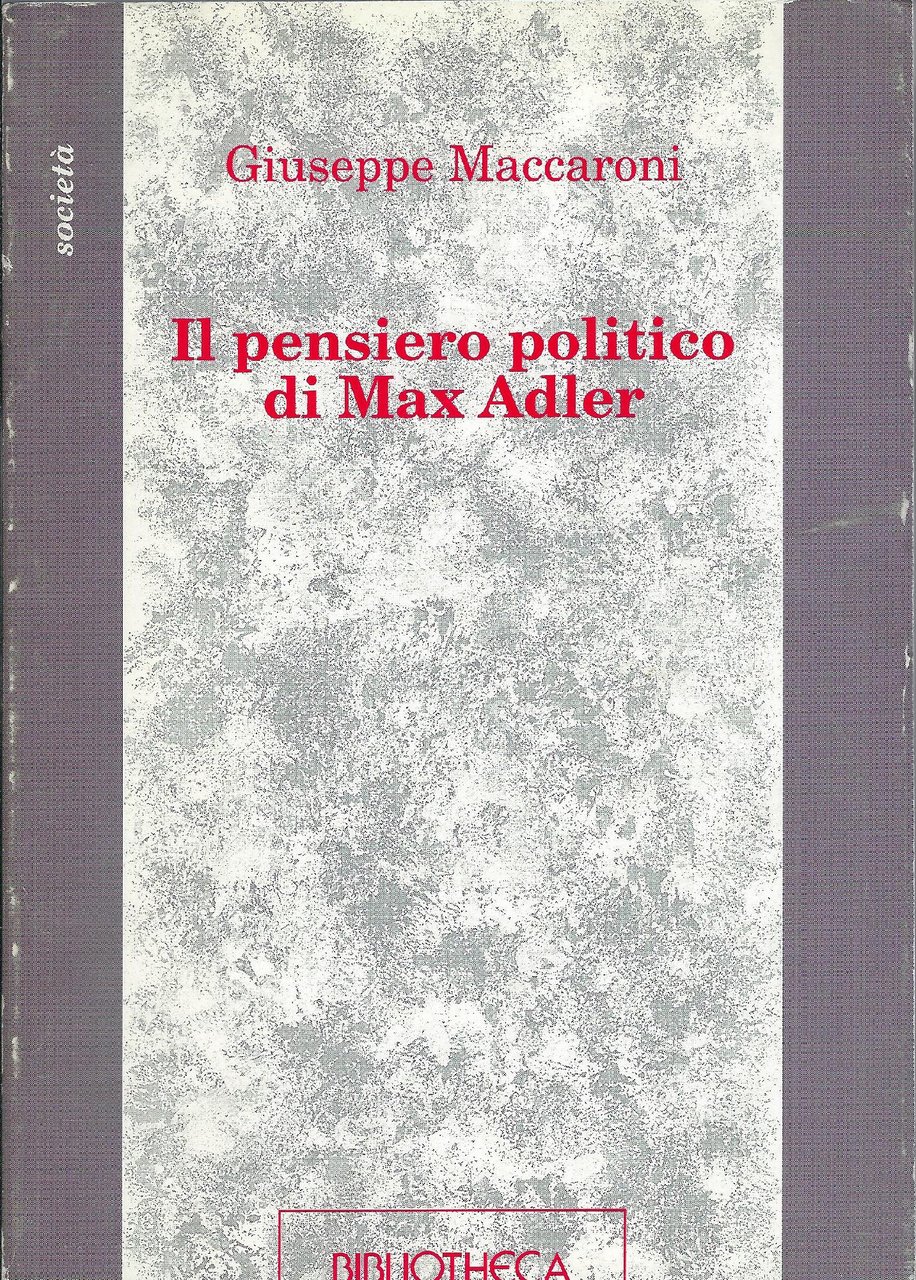 Il pensiero politico di Max Adler