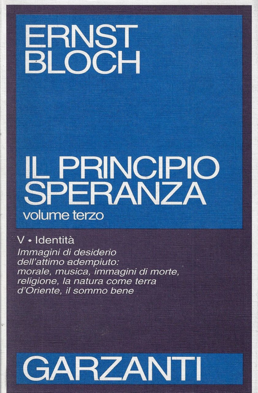 Il principio speranza, volume terzo | Immagine principale