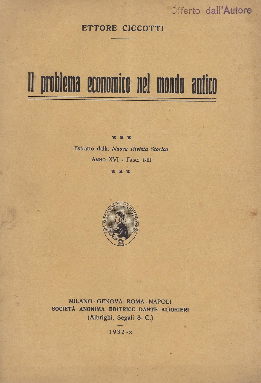 Il problema economico nel mondo antico