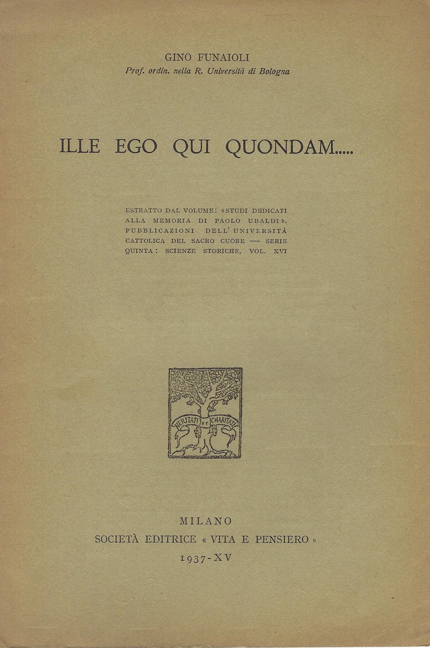 Ille ego qui quondam. Estratto