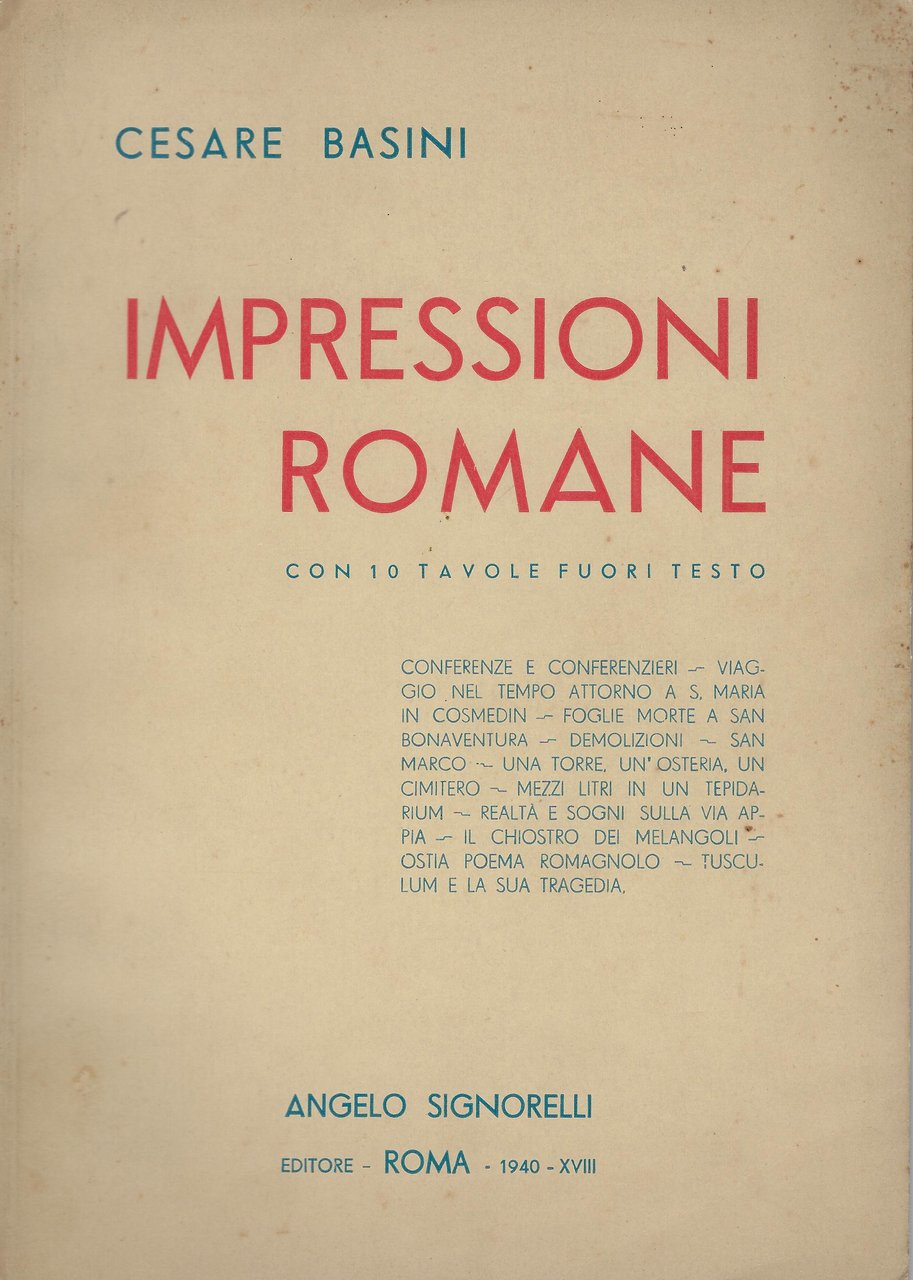 Impressioni romane