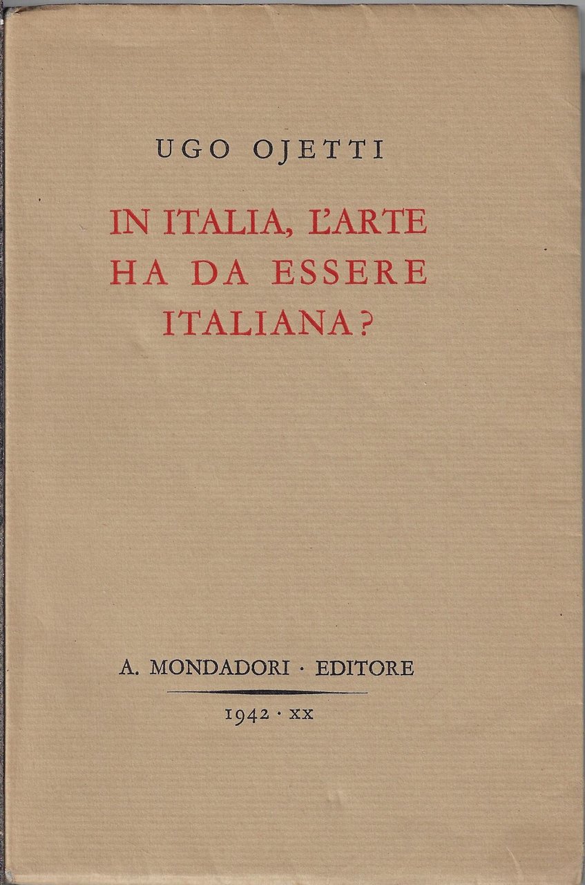 In Italia, l'arte ha da essere italiana? | Immagine principale