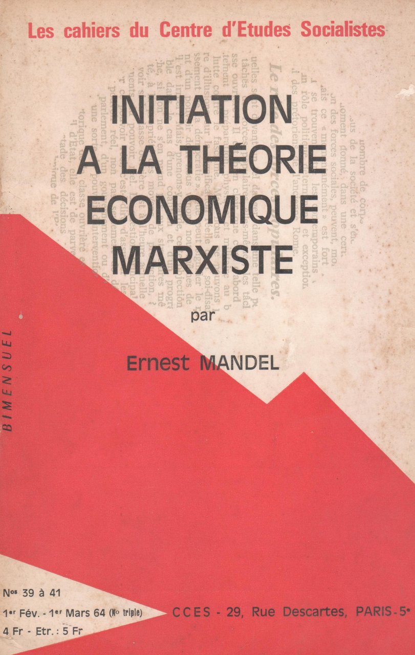 Initation a la theorie economique Marxiste