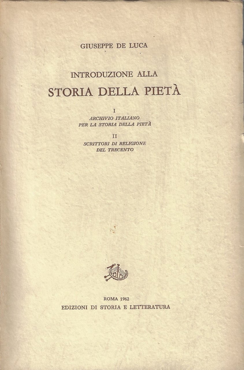 Introduzione alla storia della pietà