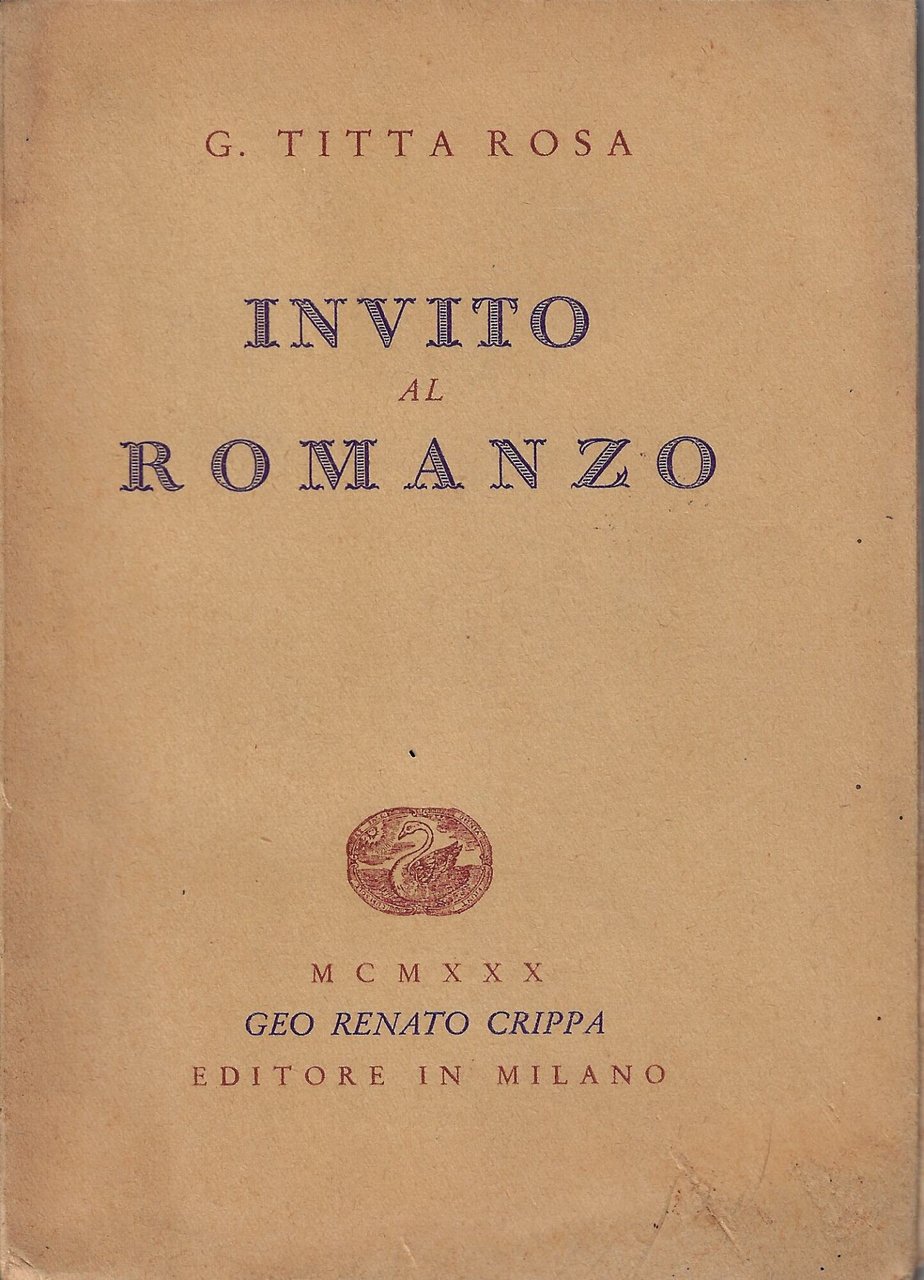 Invito al romanzo