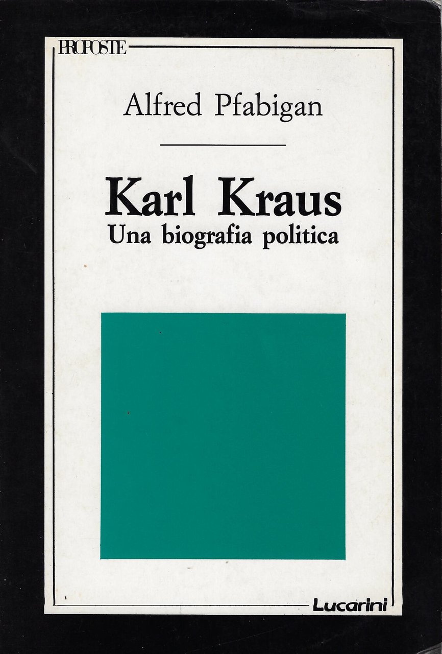 Karl Kraus : una biografia politica