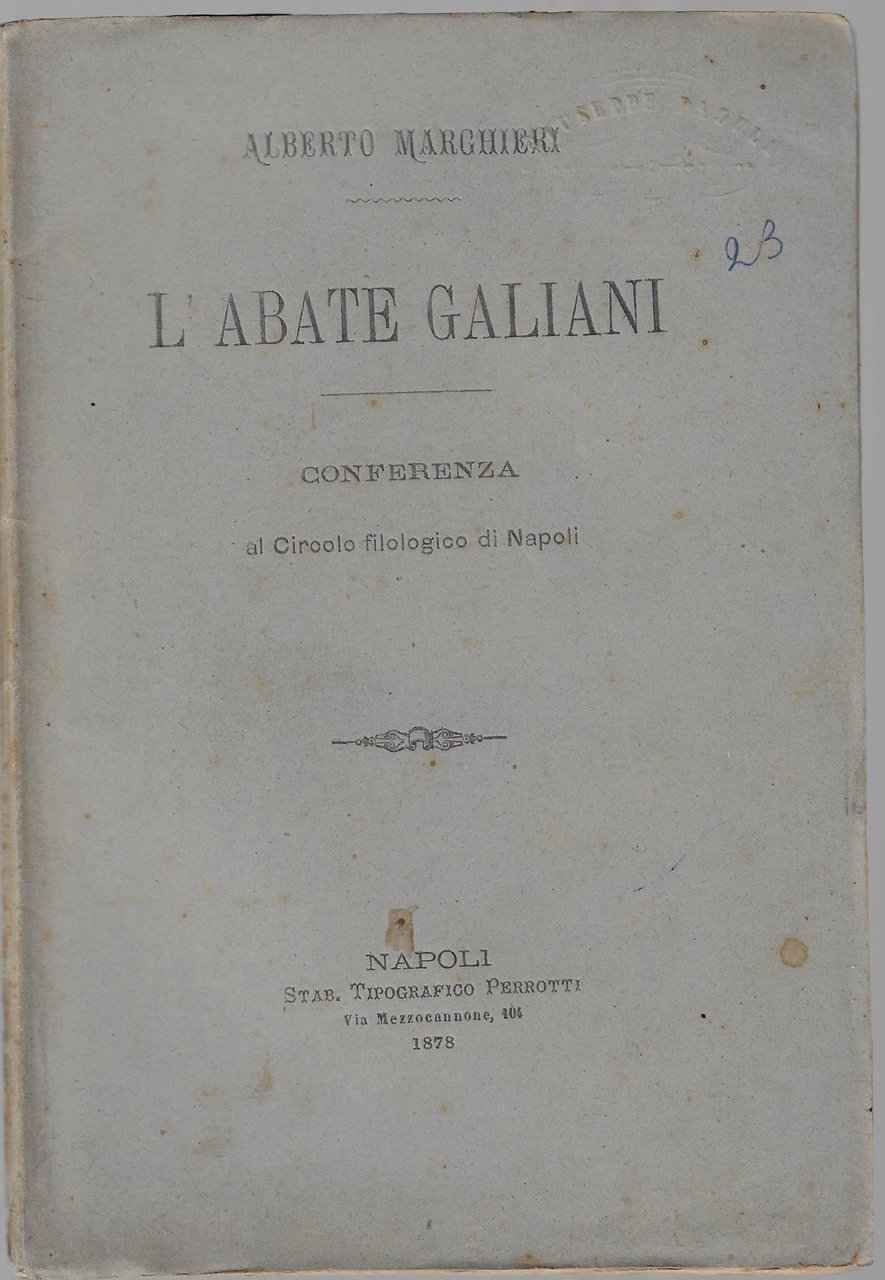 L' abate Galiani