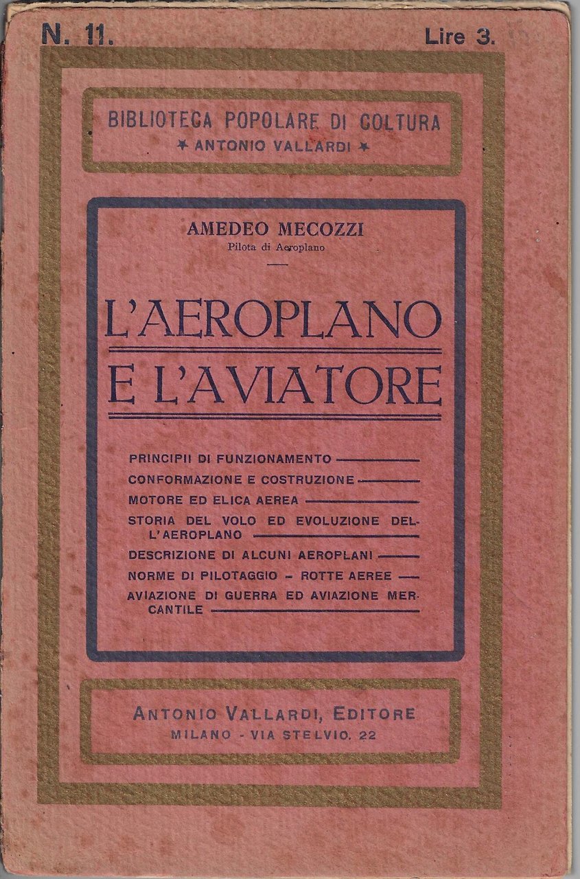 L'aeroplano e l'aviatore | Immagine principale