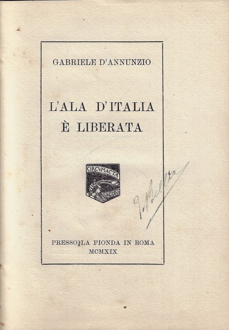 L'ala d'Italia è liberata