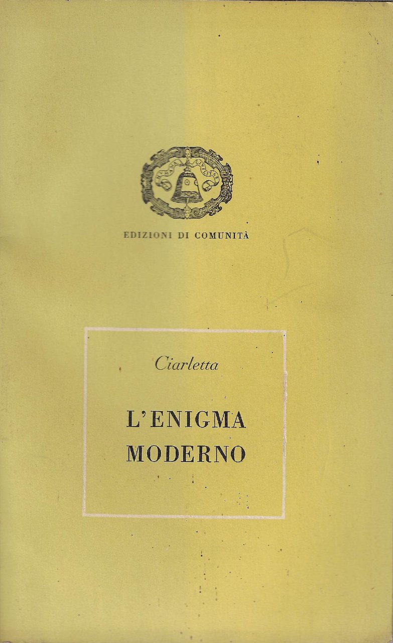 L'enigma moderno