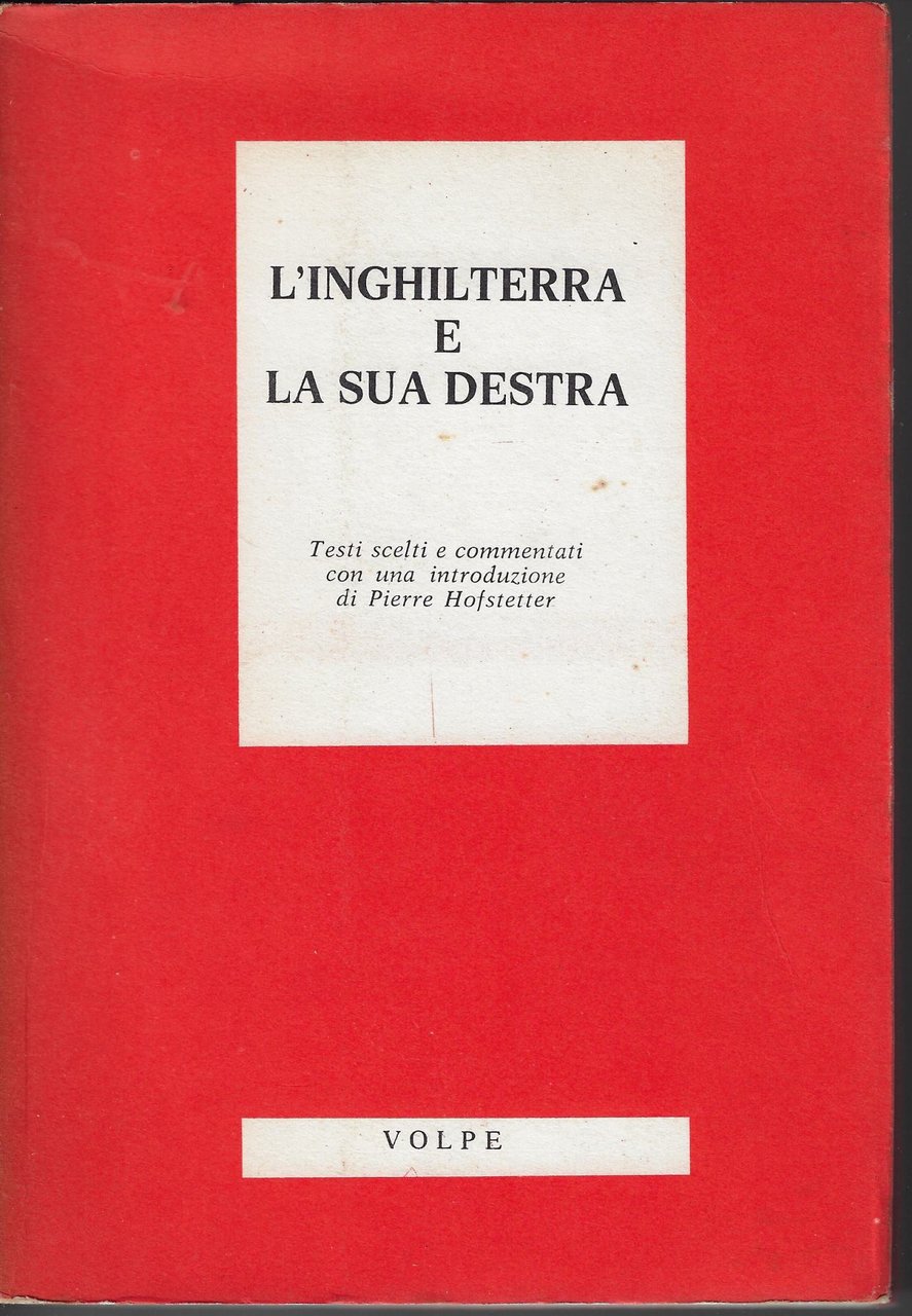 L'Inghilterra e la sua destra