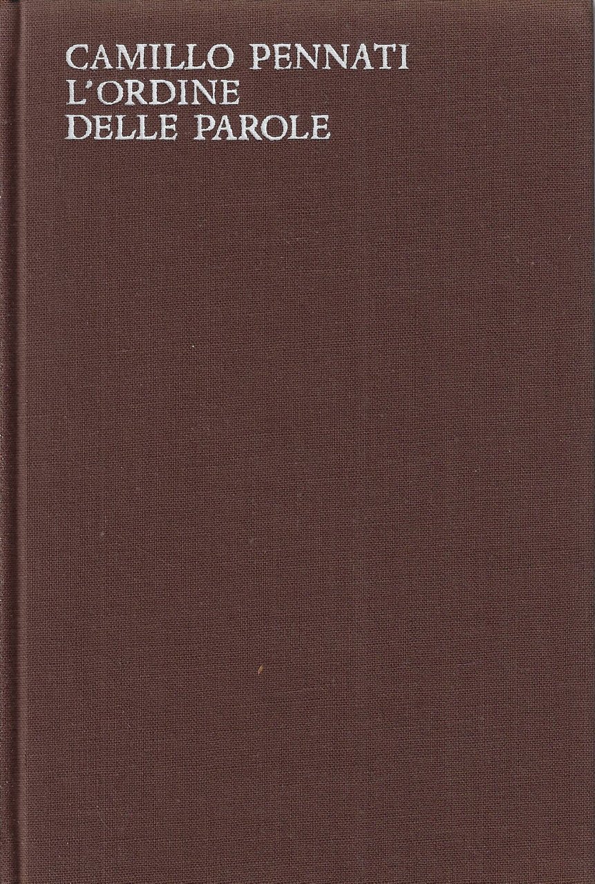 L'ordine delle parole : 1957-1963