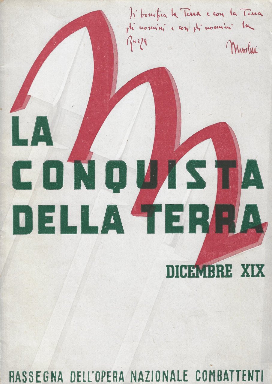 La conquista della terra, dicembre XIX