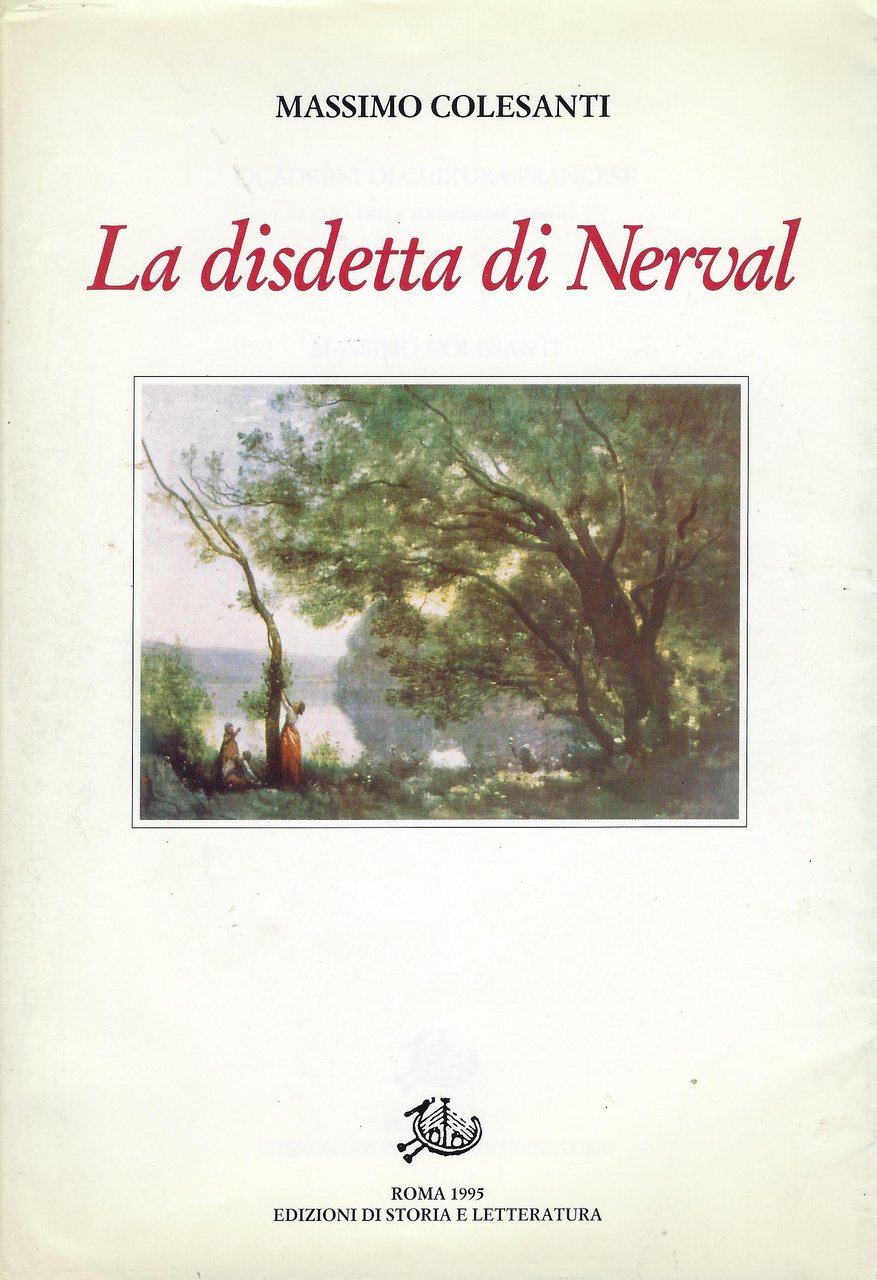 La disdetta di Nerval : con altri saggi e studi