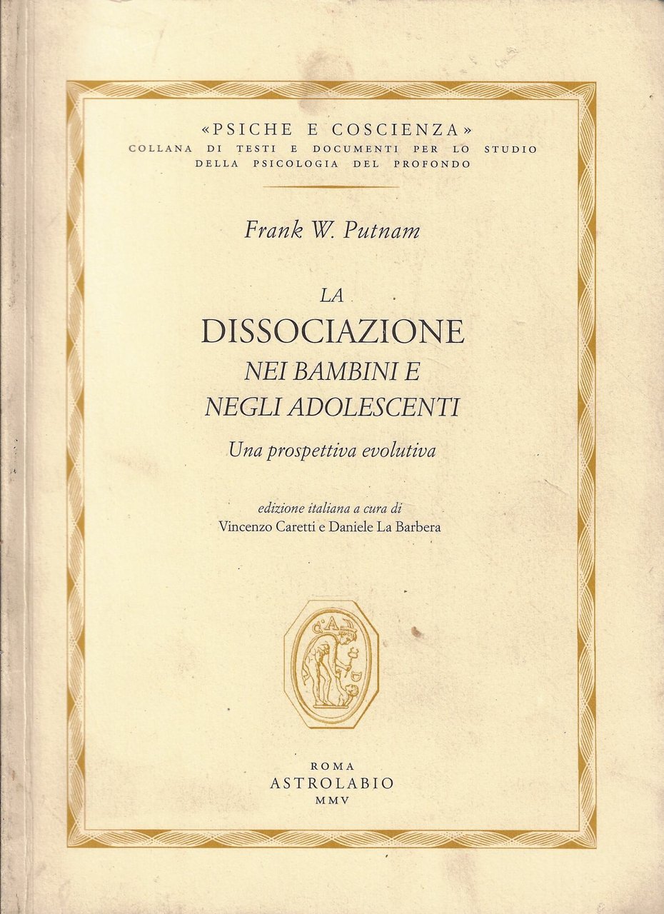 La dissociazione nei bambini e negli adolescenti : una prospettiva … | Immagine principale