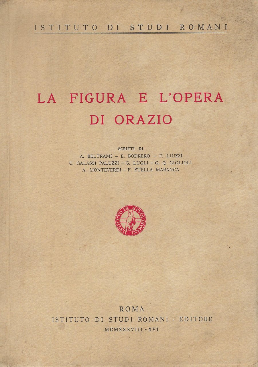 La figura e l'opera di Orazio
