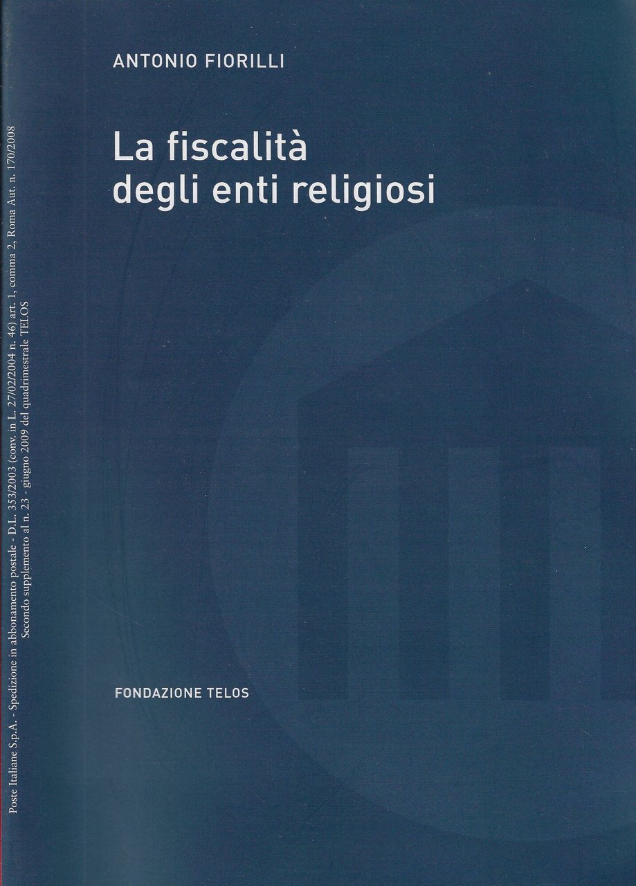 La fiscalità degli enti religiosi